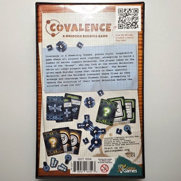 Genius Games COVALENCE: A Molecule Building Game - Picture 2 of 16